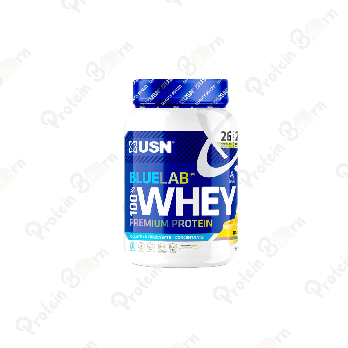 USN BLUE LAB WHEY PROTEIN POWDER - 908g / 2kg