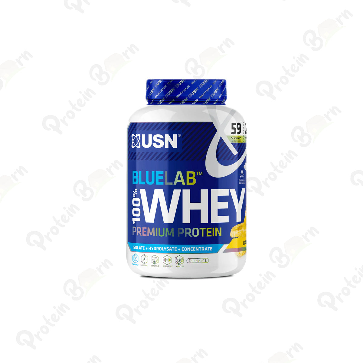 USN BLUE LAB WHEY PROTEIN POWDER - 908g / 2kg