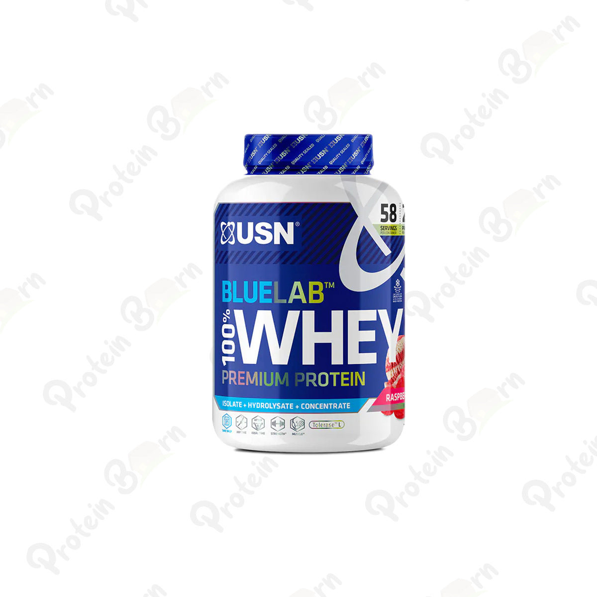 USN BLUE LAB WHEY PROTEIN POWDER - 908g / 2kg