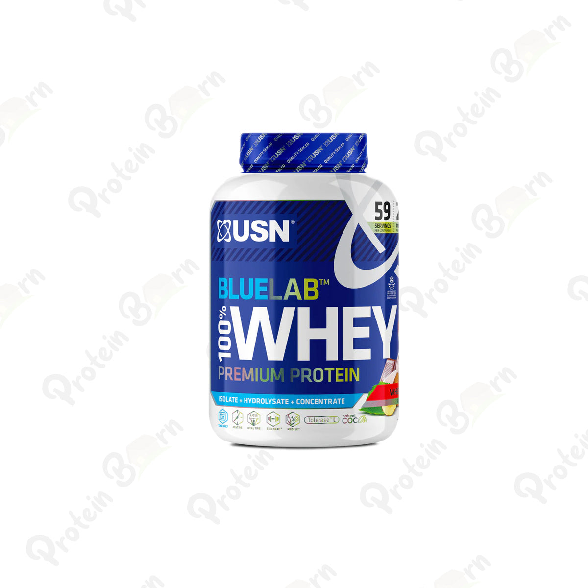 USN BLUE LAB WHEY PROTEIN POWDER - 908g / 2kg