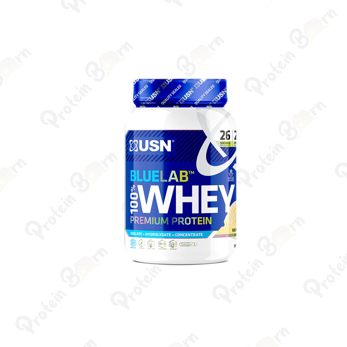 USN BLUE LAB WHEY PROTEIN POWDER - 908g / 2kg