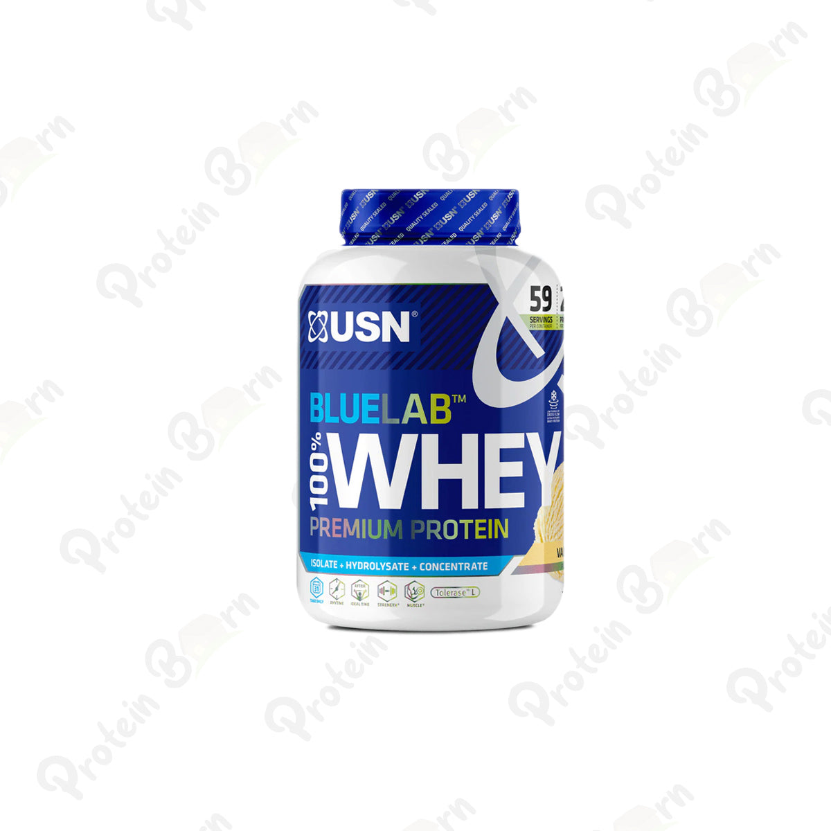 USN BLUE LAB WHEY PROTEIN POWDER - 908g / 2kg