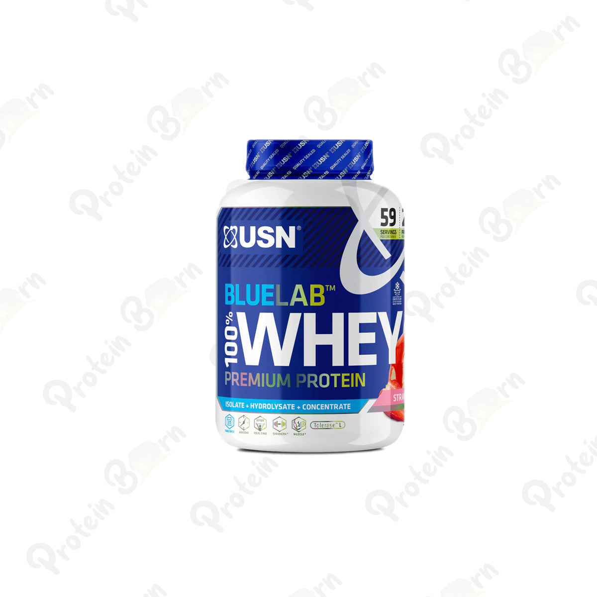 USN BLUE LAB WHEY PROTEIN POWDER - 908g / 2kg