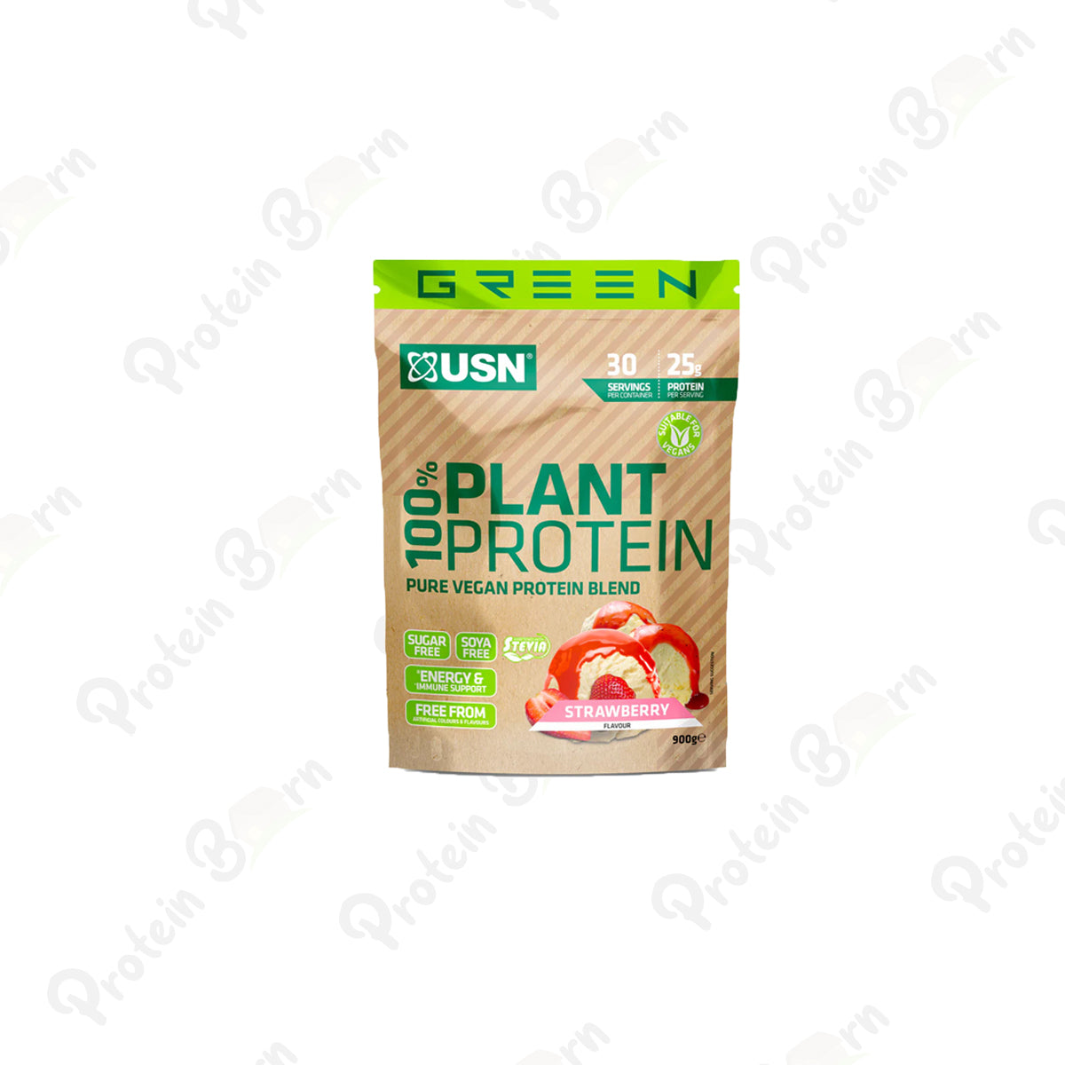 USN 100% Plant Protein Strawberry